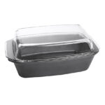 مرغ خوری شیشه ای 34 سانتیمتر 2.8 لیتر طوسی کوکینگ پلی آو کالرز 005101011