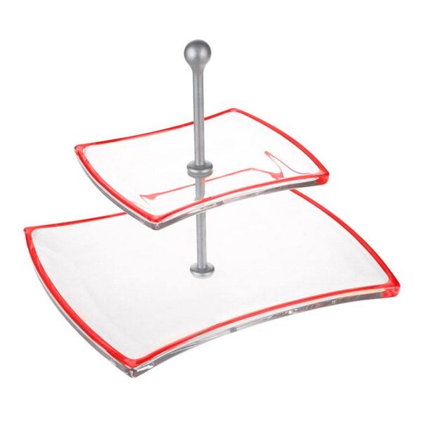 ظرف بلور دو طبقه 23.5 سانتیمتر قرمز وینکس والترگلس 1214487 - تصویر 1