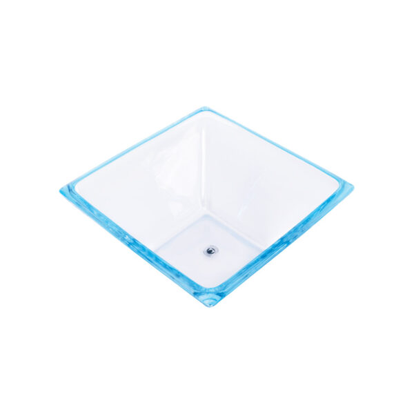 کاسه بلور 22.5 سانتیمتر آبی اسکوار والترگلس 1214674 - تصویر 1