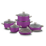 سرویس قابلمه گرانیت 11 پارچه میا آرگوان کرکماز 1296