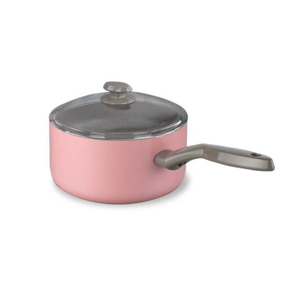 روغن داغ کن گرانیت 2 پارچه 26 سانتیمتر 2.0 لیتر صورتی میا مانولیا کرکماز 1301 - تصویر 1