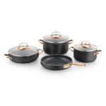 سرویس قابلمه 7 پارچه رزگلد گلکسی کرکماز 1358