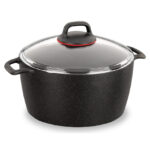 قابلمه ولکانیت 24 سانتیمتر 5.0 لیتر مشکی گستو کرکماز 1362