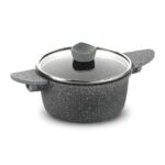 قابلمه گرانیت 12 سانتیمتر 0.7 لیتر طوسی بامینو کرکماز 1494