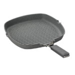 تابه گریل گرانیت 28 سانتیمتر طوسی فاین کاست کرکماز 1498