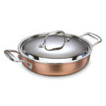 قابلمه کوتاه 24 سانتیمتر 2.5 لیتر استیل دیوانی کرکماز 1532