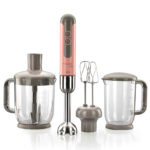 سرویس همزن عصایی 850 وات صورتی میا مگا کرکماز 447 (گوشت کوب برقی)