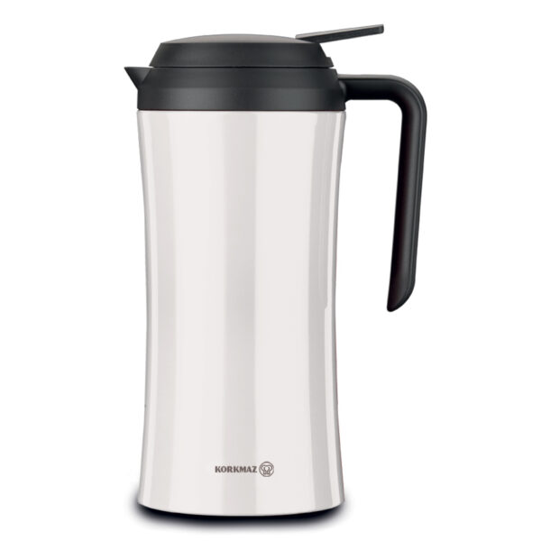 فلاسک استیل 1.2 لیتر سفید ماکسیما کرکماز 541-03 - تصویر 1