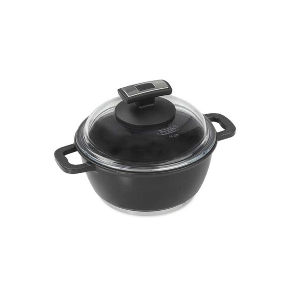 قابلمه نچسب 16*8.1 سانتیمتر 1.3 لیتر مشکی لیدز ریوالد 70000 - تصویر 1