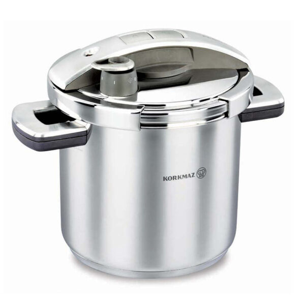 زودپز 4 لیتر استیل فلت لاین کرکماز 149 - تصویر 1