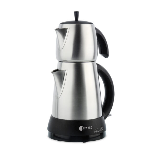 چای سازبرقی 1650 وات 0.7 + 1.5 لیتر استیل ورلا ریوالد 800900 - تصویر 1