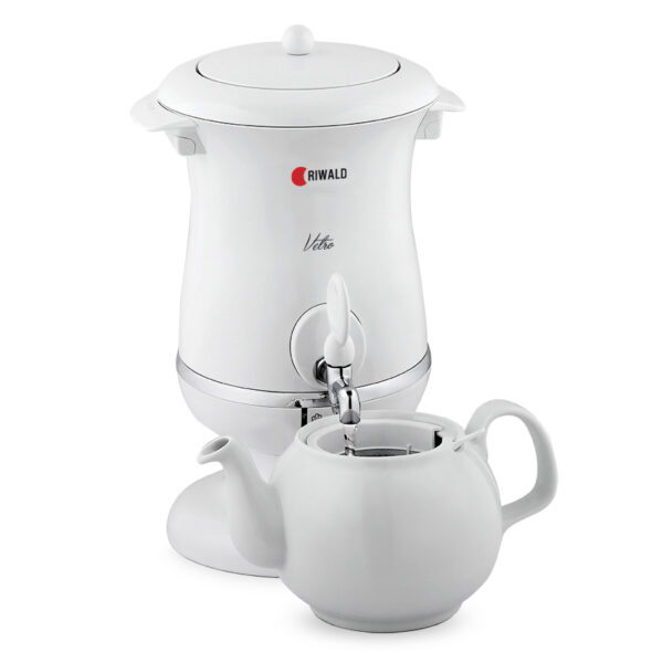 سماور برقی 0.9 + 2.5 لیتر سفید وترو ریوالد 800201 - تصویر 2