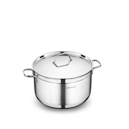 قابلمه 18*10.0 سانتیمتر 2.5 لیتر استیل براق آلفا کرکماز 1017