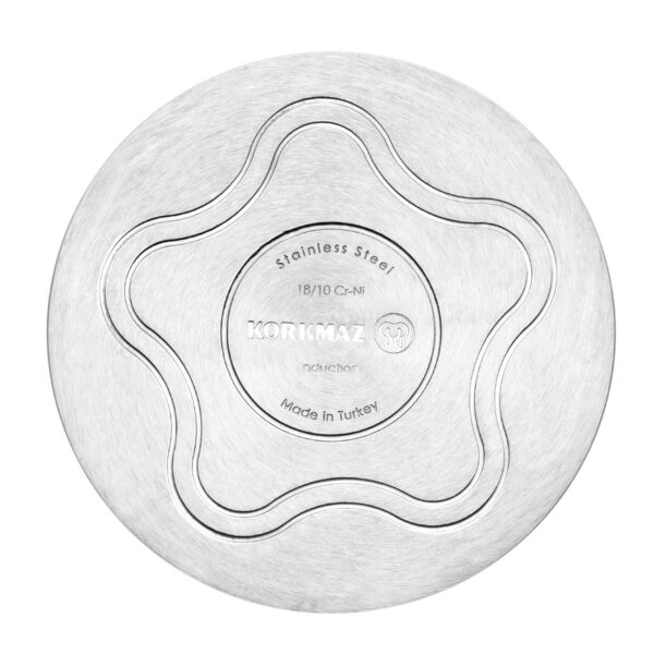 قابلمه 20*12.0 سانتیمتر 3.7 لیتر استیل براق آسترا کرکماز 1902