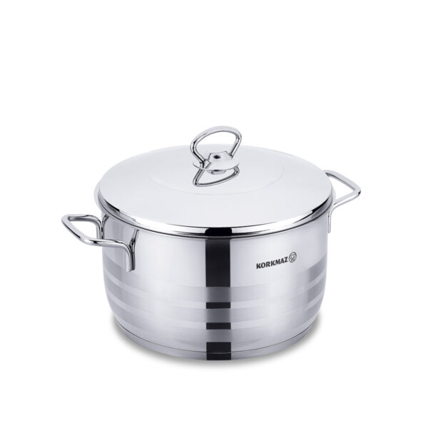 قابلمه 26*15.0 سانتیمتر 8.0 لیتر استیل براق آسترا کرکماز 1908