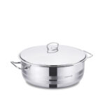 قابلمه کوتاه 32*9.0 سانتیمتر 7.5 لیتر استیل براق مگا کرکماز 1955