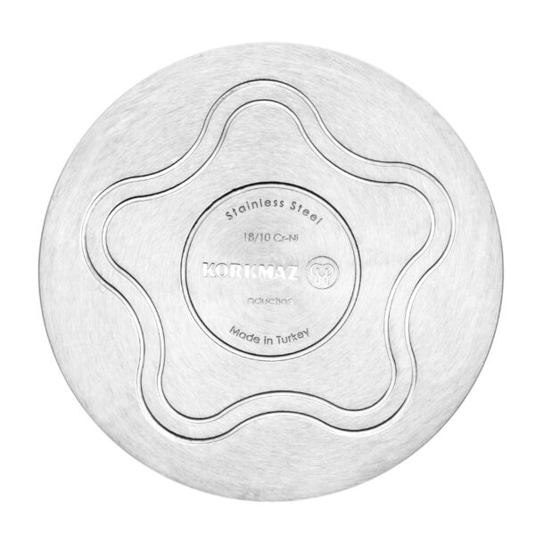 قابلمه 16*9.0 سانتیمتر 1.8 لیتر استیل براق کاپا کرکماز 1683-1