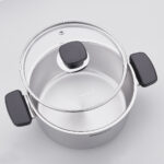 قابلمه 22*11.0 سانتیمتر 4.0 لیتر استیل براق کاپا کرکماز 1686-1