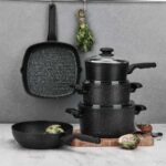 تابه گریل مربع 28*28سانتیمتر مشکی اورنلا کرکماز 1120 - تصویر 3