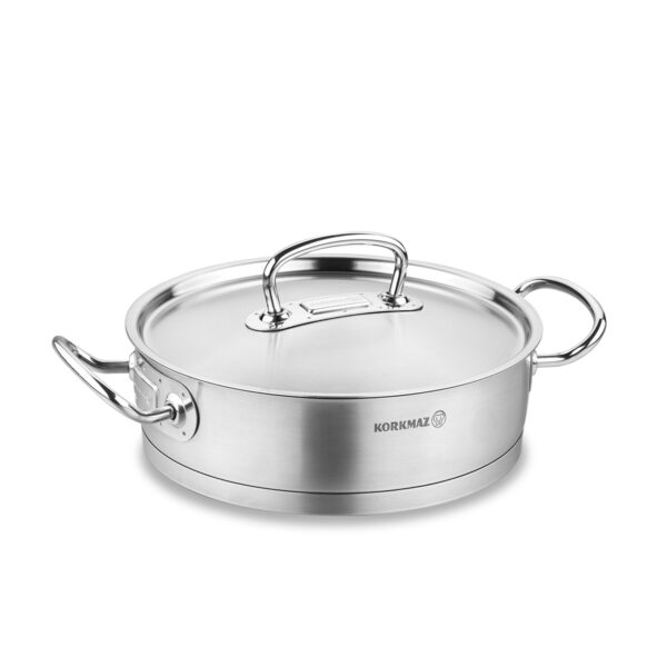 قابلمه کوتاه پرولاین 24*7.0 سانتیمتر استیل کرکماز 1172