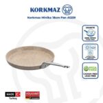 تابه تک دسته 18 سانتیمتر بژ مینیکا کرکماز 1259 - تصویر 2