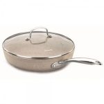 تابه تک دسته درب دار 26*5 سانتیمتر 2.5 لیتر بژ گرانیتا کرکماز 1265-1