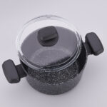 قابلمه کوتاه 28*7.5 سانتیمتر 4.0 لیتر مشکی اورنلا کرکماز 1345 - تصویر 3