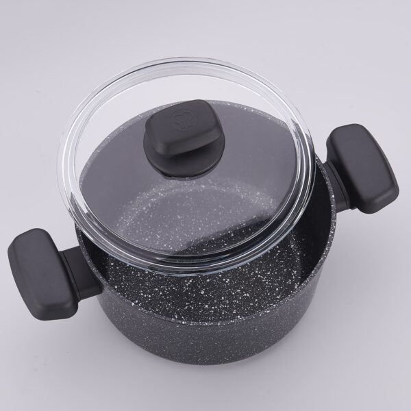 قابلمه کوتاه 28*7.5 سانتیمتر 4.0 لیتر مشکی اورنلا کرکماز 1345 - تصویر 3