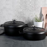 قابلمه گریل چدنی 20*10.5 سانتیمتر مشکی کاستا کرکماز 2829 - تصویر 2