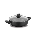 قابلمه کوتاه 24*7 سانتیمتر 2.7 لیتر مشکی لینا کرکماز 2877