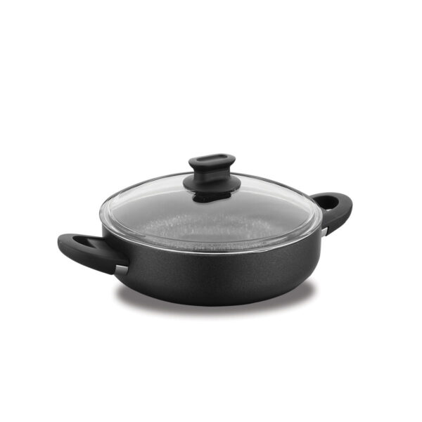 قابلمه کوتاه 30*8 سانتیمتر 5.0 لیتر مشکی لینا کرکماز 2880 - تصویر 1