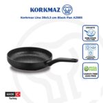 تابه تک دسته 28*5.3 سانتیمتر 2.5 لیتر مشکی لینا کرکماز 2885 - تصویر 2