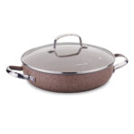 قابلمه کوتاه 28*6.5 سانتیمتر 3.6 لیتر قهوه ای برونی کرکماز 2910