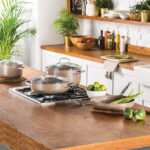 تابه تک دسته 28*4.8 سانتیمتر 2.5 لیتر قهوه ای برونی کرکماز 2919 - تصویر 3