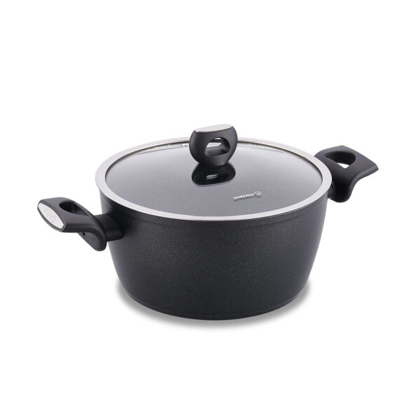 قابلمه نچسب 20*9.8 سانتیمتر 3.0 لیتر مشکی نورا کرکماز 2940 - تصویر 1