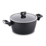 قابلمه نچسب 24*11.7 سانتیمتر 4.6 لیتر مشکی نورا کرکماز 2941