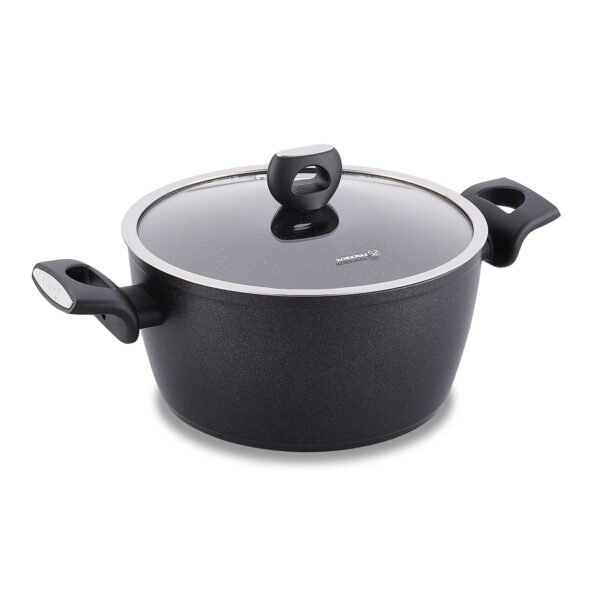 قابلمه نچسب 28*13.7 سانتیمتر 7.2 لیتر مشکی نورا کرکماز 2942 - تصویر 1