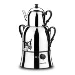 سماوربرقی 2000 وات 1.1 + 2.8 لیتر مشکی نوستا کرکماز 338