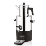 سماور برقی 2000 وات 2.0 + 5.0 لیتر استیل براق چای شف کرکماز 841-01