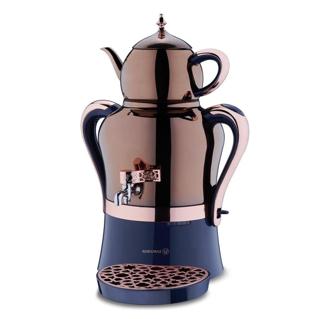 سماور برقی 2000 وات 1.1 + 3.5 لیتر رزگلد هاندان کرکماز 843-02