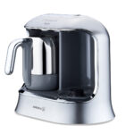 قهوه ساز ترک دو قلو برقی 400 وات نقره ای قهوه کولیک کرکماز 861-06