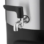 سماور برقی 2000 وات 2.0 + 5.0 لیتر استیل مات چای شف کرکماز 841 | رابیما