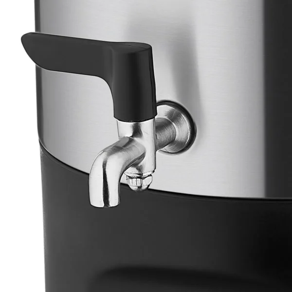 سماور برقی 2000 وات 2.0 + 5.0 لیتر استیل مات چای شف کرکماز 841 | رابیما