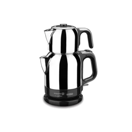 چای ساز اتوماتیک برقی 1600 وات 0.9 + 1.7 لیتر استیل چایتیما کرکماز 331 | رابیما