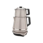 چای ساز اتوماتیک برقی 2000 وات 1.2 + 1.7 لیتر بژ دمیکس کرکماز 332-02