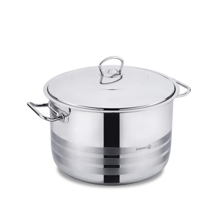 قابلمه 28*17 سانتیمتر 10.0 لیتر استیل براق مگا کرکماز 1942