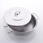 قابلمه کوتاه 32*9.0 سانتیمتر 7.5 لیتر استیل براق مگا کرکماز 1955