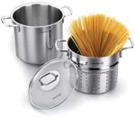 سرویس پاستاپز 20*18.0 سانتیمتر 5.6 لیتر استیل براق پرلا کرکماز 1523