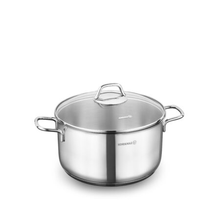 قابلمه 18*9.0 سانتیمتر 2.3 لیتر استیل براق پرلا کرکماز 1654