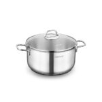 قابلمه 20*11.0 سانتیمتر 3.5 لیتر استیل براق پرلا کرکماز 1655